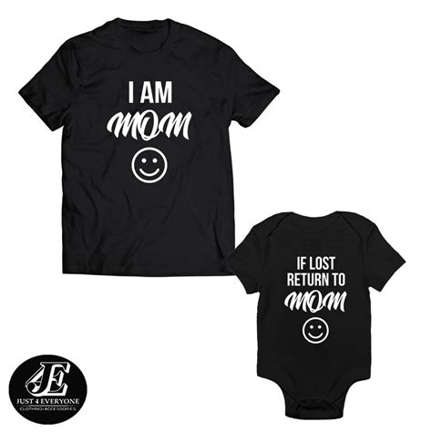 If Lost Return To Mom I Am Mom Shirts Mommy And Me Mommy And Etsy