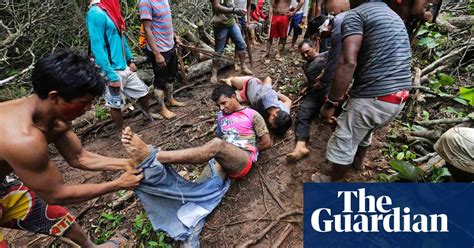 Amazon Tribes Fight For Their Trees In Pictures World News The