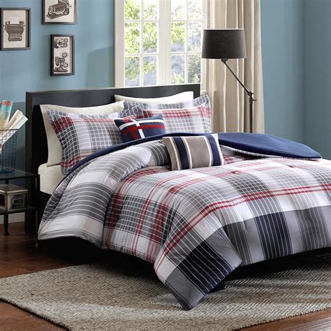 Jla Home Intelligent Design 032174803 Full Caleb Comforter Set Sam