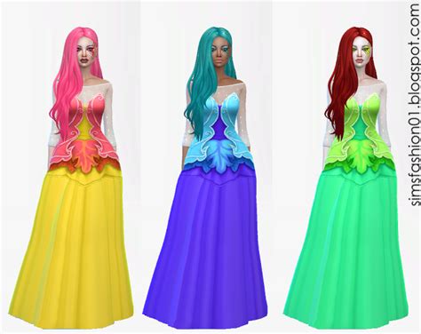 Sims 4 Ccs The Best Dress By Sims Fashion01