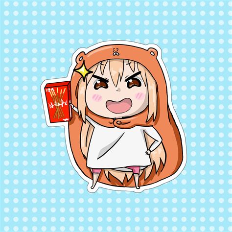 Himouto Umaru Chan Cute Anime Girl Sticker