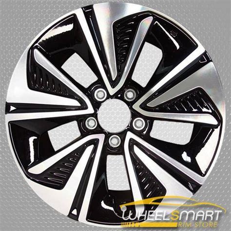 17 Honda Civic Oem Wheels Black Alloy Rims 64098