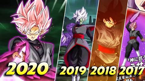 Evolution Of Goku Black And Zamasu 2016 2020 Dbz Dokkan Battle Youtube
