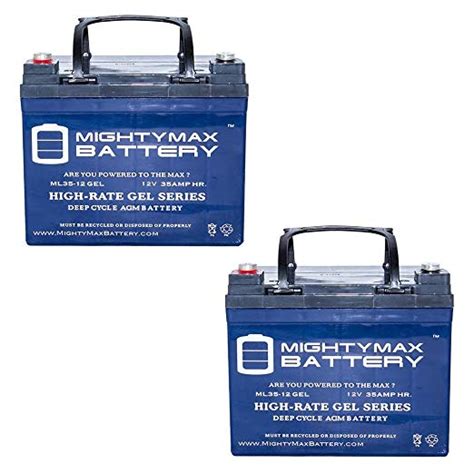 12v 35ah Gel Replacement Battery For Invacare Pronto M51 M61 2 Pack