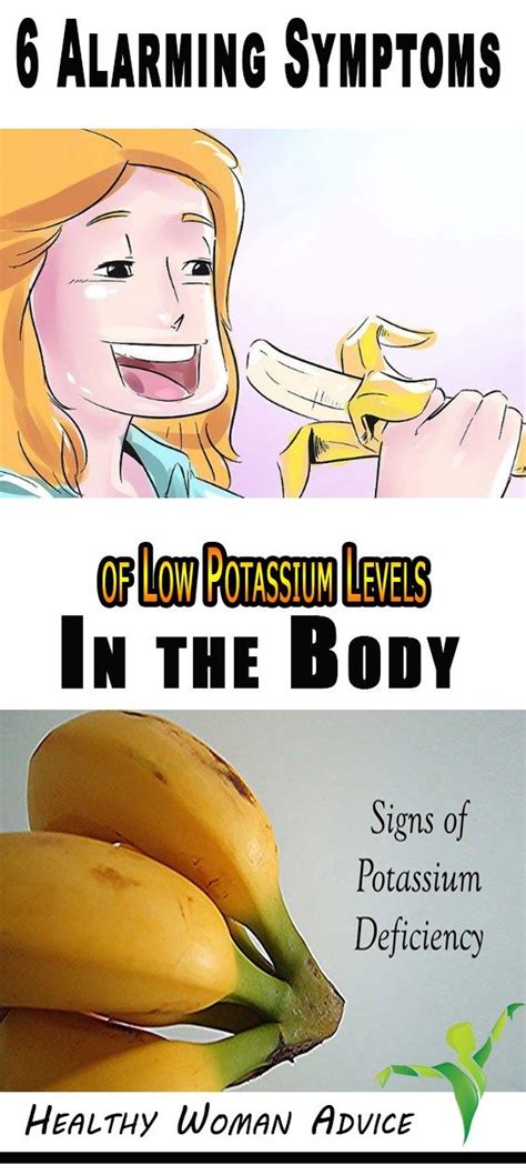 6 Alarming Symptoms Of Low Potassium Levels In The Body Health Info Health Natural Health