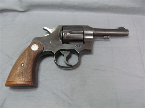 1943 Colt Official Police 38 Special Revolver For Sale At Gunauction