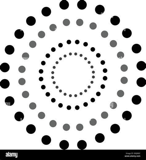 Abstract Dotted Vector Background Halftone Effect Stock Vector Image