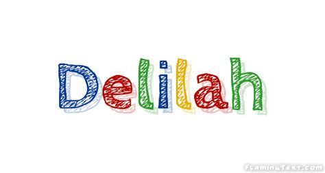 Delilah Logo Free Name Design Tool Von Flaming Text