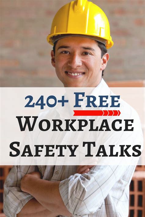 Free Safety Talks And Toolbox Talk Meeting Topics Print And Use Safety Talk Workplace