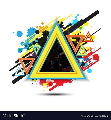 Abstract Triangle Background Design Royalty Free Vector