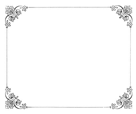 Border Fancy Text Box Png All Png And Cliparts Images On Nicepng Are