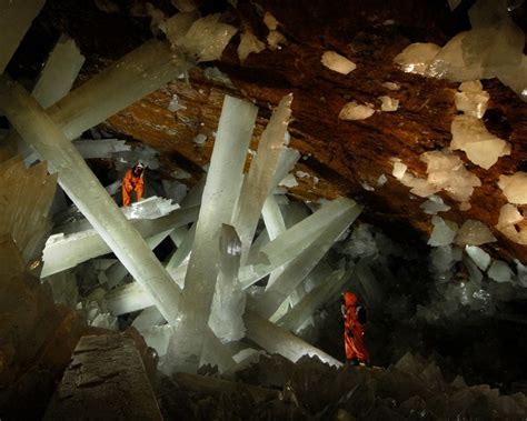 Largest Crystals In The World Giant Crystal Cave Mexico