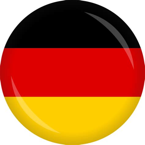 Ships have to become more efficient. Button "Deutschland Flagge" Ø 50 mm