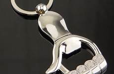 bottle opener keychain alloy zinc shaped key ring beer unique creative hand thumb openers