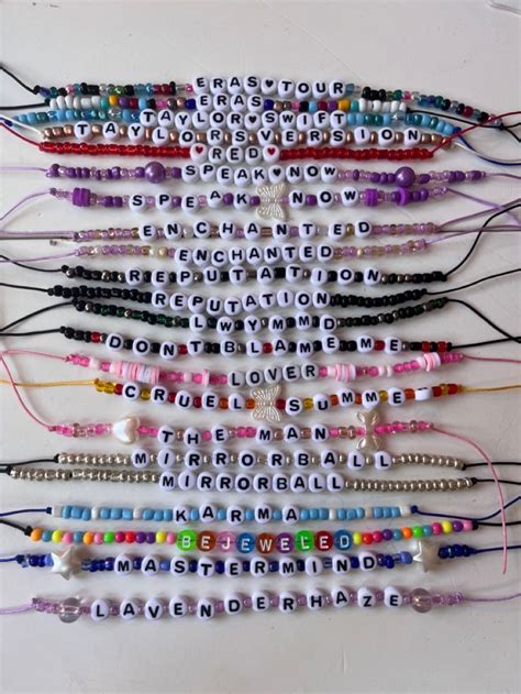 Taylor Swift Friendship Bracelets In 2023 Taylor Swift Tour Outfits