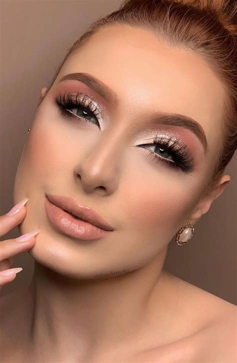 Incredibly Beautiful Soft Makeup Looks For Any Occasion Soft Pink Shimmery