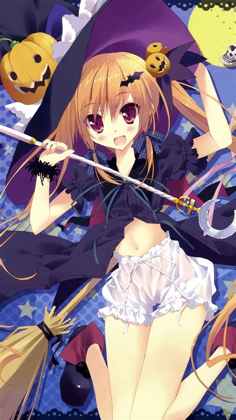 Anime Halloween 2013magic Thl W8 Wallpaper1080×1920 Kawaii Mobile