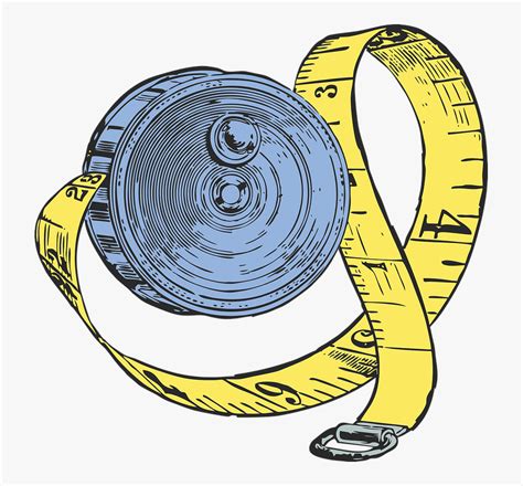 Measuring Tape Drawing Clipart Tape Measure Png Transparent Png