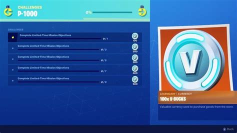 Fortnite P 1000 Challenges Available Now With New Peely Skin And