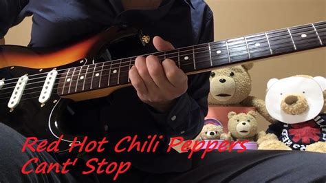 Red Hot Chili Peppers John Frusciante Cant Stop Guitar Cover Youtube
