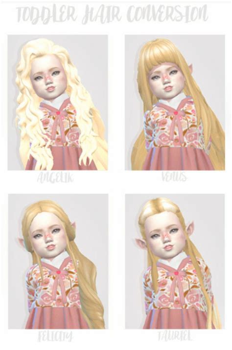 Sims 4 Felicity Hair