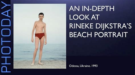 rineke dijkstra s beach portrait series youtube