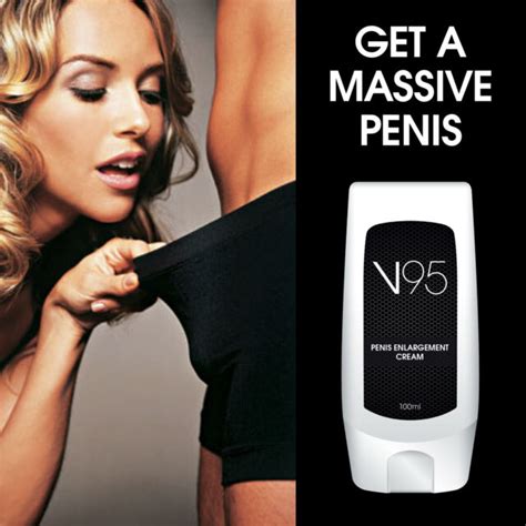 V95 Penis Enlargement Cream Increase Length Girth By 4 Inches For