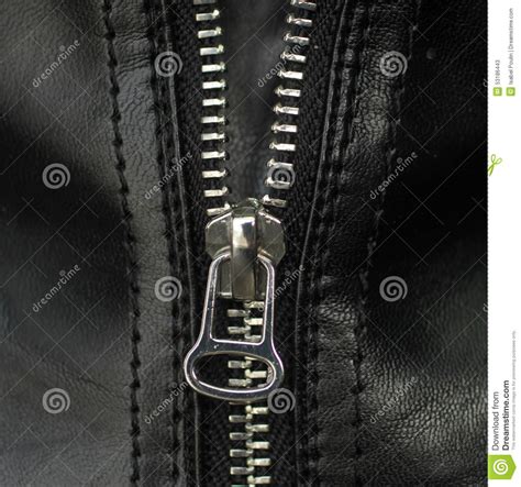 Silver Zipper Stock Image Image Of Clothing Accessory 53186443