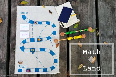 A board game race is a simple type of math game, featuring a customized play board that contains spaces for the players' pieces to move on. diy math board game - Imagine Childhood : Magic & Memories ...