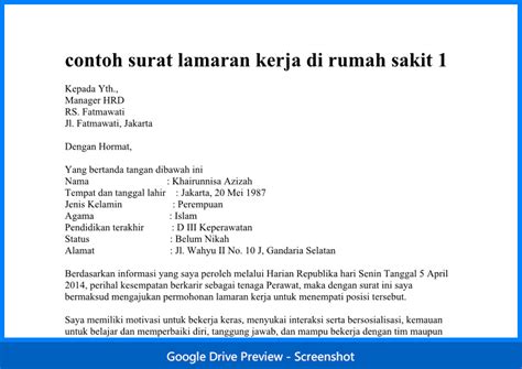 Bagi sebagian orang, mungkin pekerjaan di posisi administrasi bukan suatu pekerjaan. Contoh Surat Lamaran Apoteker Di Rumah Sakit - Kumpulan ...