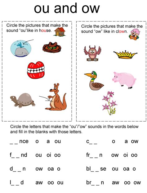 Vowel digraphs phonics worksheets and teaching resources. Diphthongs Oi and Oy Worksheets | Oi Oy Worksheet | Phonics worksheets, Phonics, Word family ...