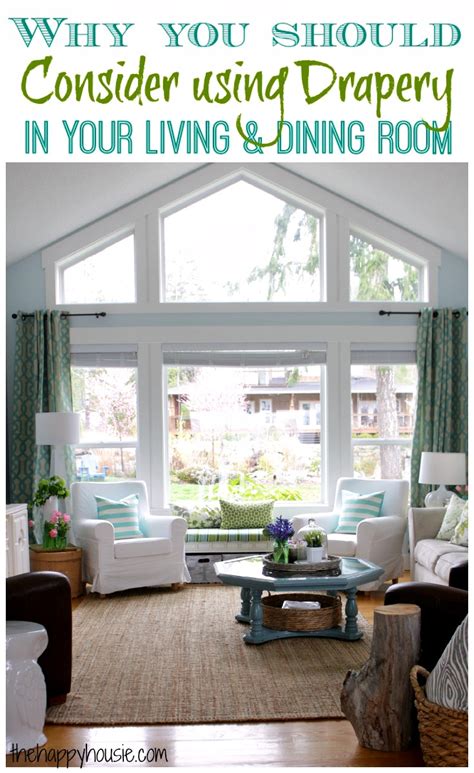Choosing curtains and drapes for the dining room. Finishing Off Our Space with Dining & Living Room Drapery ...