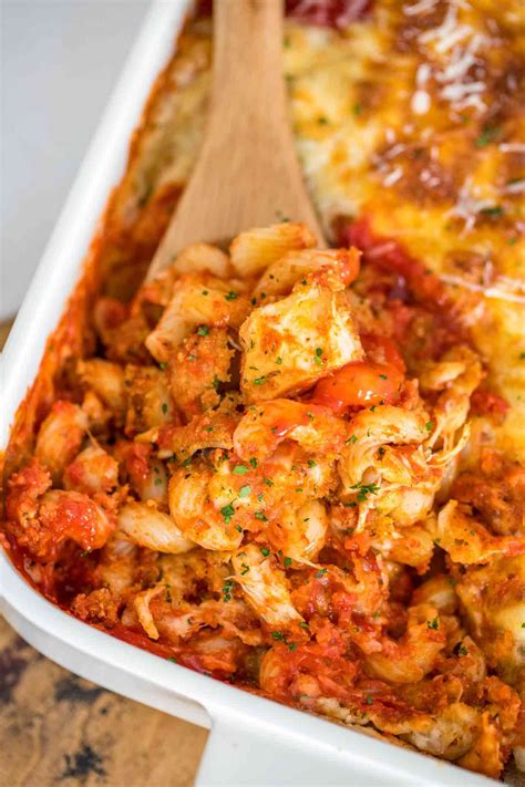 These are dishes that require double cooking. Chicken Parmesan Casserole | Recipe | Leftover chicken recipes healthy, Chicken parmesan ...