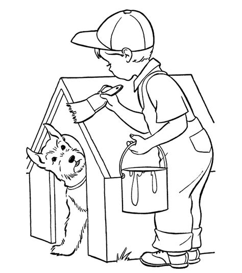 Doll House Coloring Pages - Coloring Home