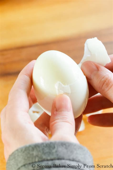 Easy Peel Hard Boiled Eggs Serena Bakes Simply From Scratch