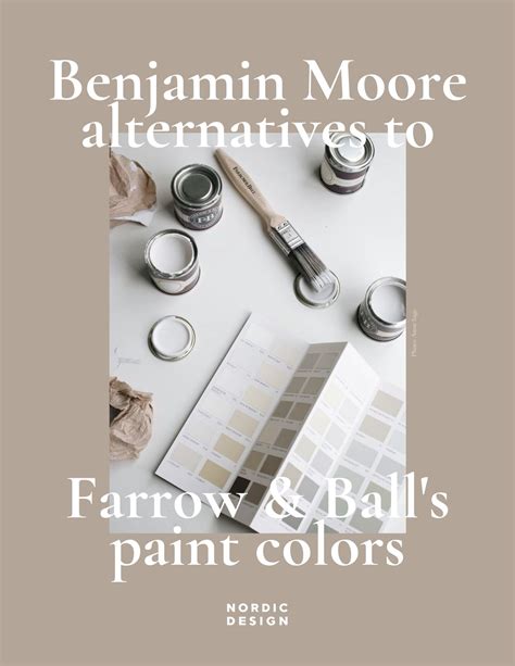 All Of Farrow Ball S Paint Colors Matched To Benjamin Moore Nordic