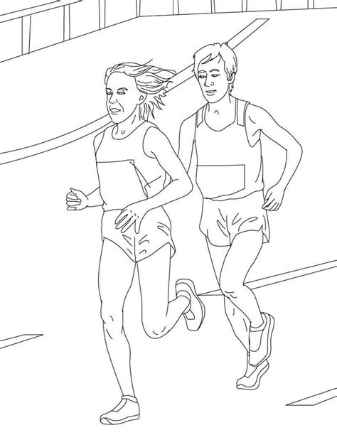 Dibujos De Atletismo 3 Para Colorear Para Colorear Pintar E Imprimir