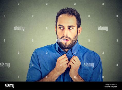 Man Looking Nervous Hi Res Stock Photography And Images Alamy