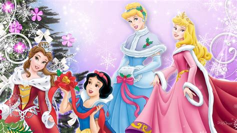 Disney Princess Christmas Wallpaper 54 Pictures