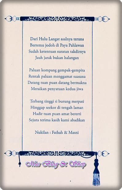 Apakah peralatan yang diperlukan untuk buat kad kahwin diy? Pantun Untuk Kad Jemputan Kahwin