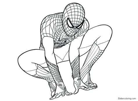 Supercoloring.com is a super fun for all ages: Spiderman Homecoming Coloring Pages Line Drawing - Free ...