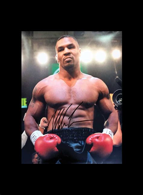 Mike tyson, the youngest heavyweight champion in boxing history, is perhaps one of the sport's most notorious. Mike Tyson signed 16x20 photo - All Star Signings