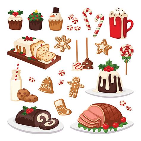 Best Christmas Dinner Illustrations Royalty Free Vector Graphics