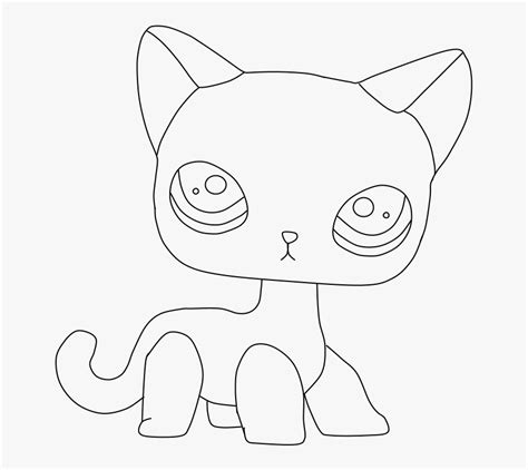 Transparent Littlest Pet Shop Animals Clipart - Lps Cat Coloring Pages