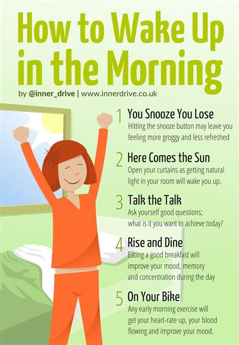 The Perfect Way To Wake Up Self Help Skills Ways To Wake Up Self Improvement Tips