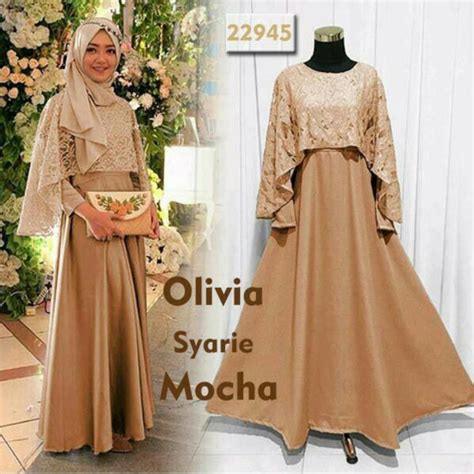 Jual model baju hamil untuk ibu mengandung. BELI Baju Original Olivia Dress Gamis Muslimah Syari Baju ...