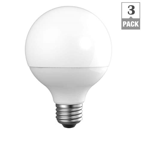 Ecosmart 60w Equivalent Soft White G25 Dimmable Frosted Led Light Bulb