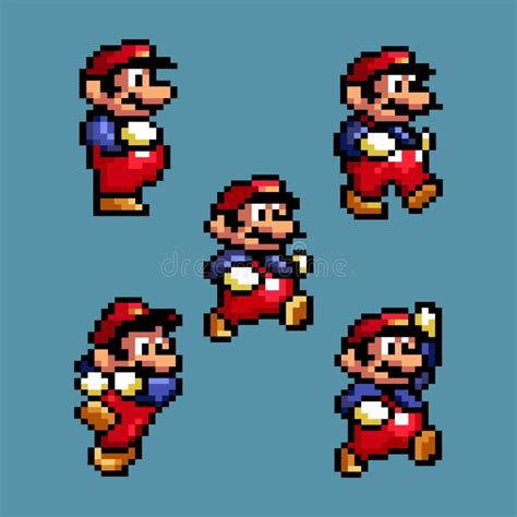 Super Mario Bros Clipart Mario Pixels 8 Bit Vector Uk Mario Bros Super