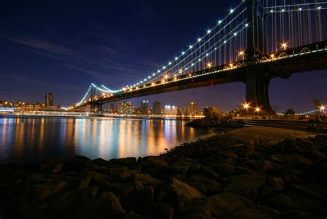 Filemanhattan Bridge At Night
