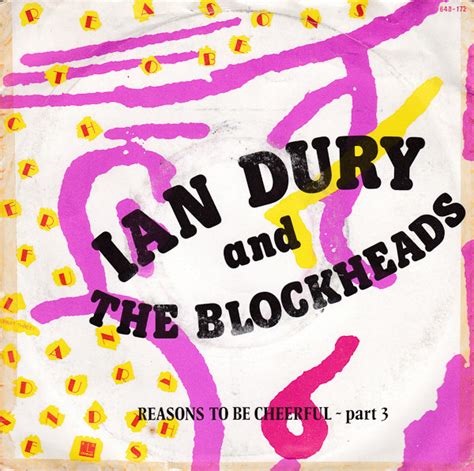 album reasons to be cheerful part 3 de ian dury and the blockheads sur cdandlp